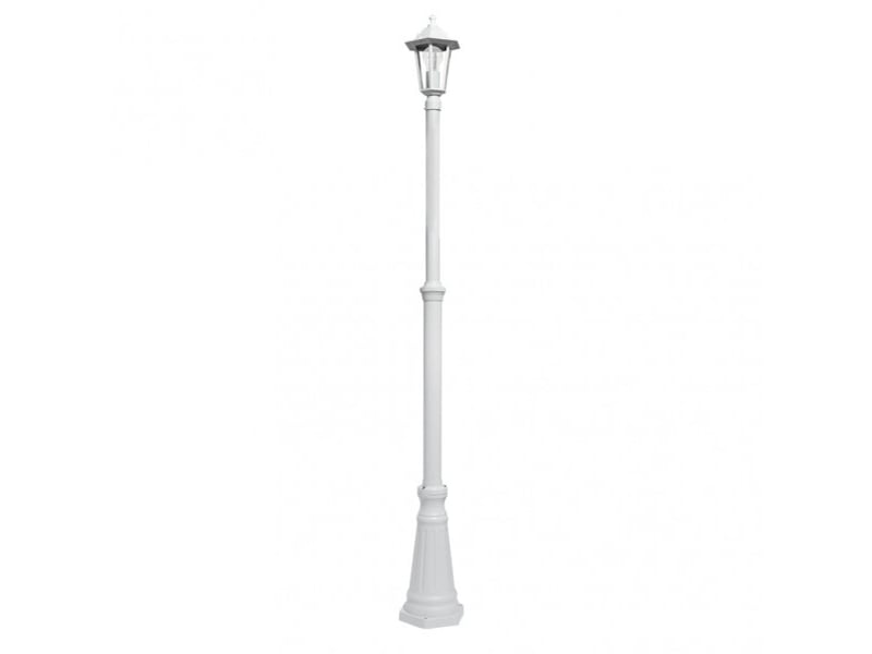 Lampadaire extérieur fabrilamp auriga 1 x e27 blanc ip44 147-220 x 20 x 20 cm 149141001 - Conforama E