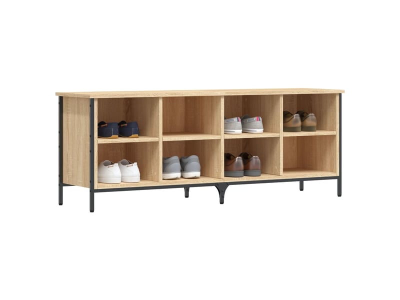  Meuble à chaussures, armoire à chaussures chêne sonoma shl3313  - Conforama C