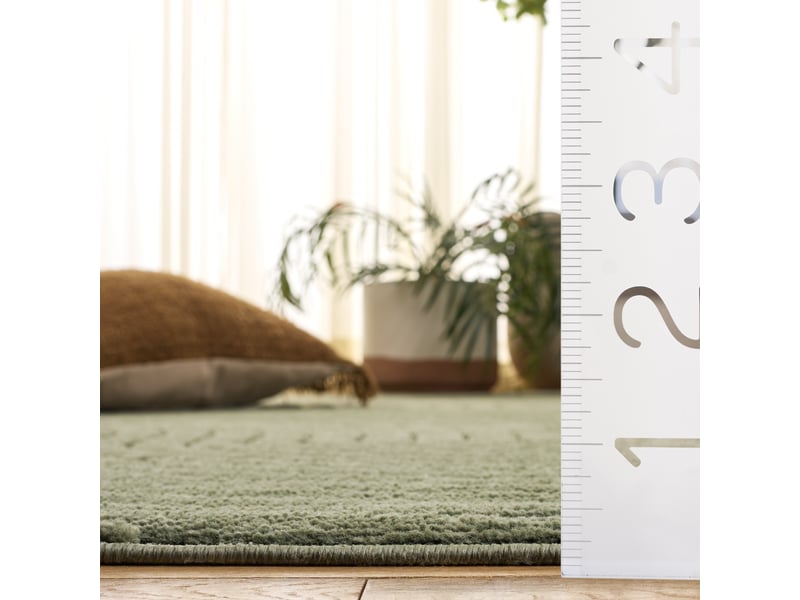  Tapis moderne en polypropylène vert, 122 x 183 cm  - Conforama D