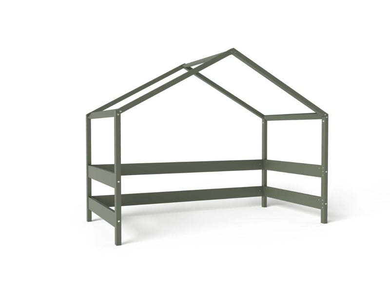  Yappyhytte playhouse - structure cabane 160x80 cm - vert 4754010388073 - Conforama D