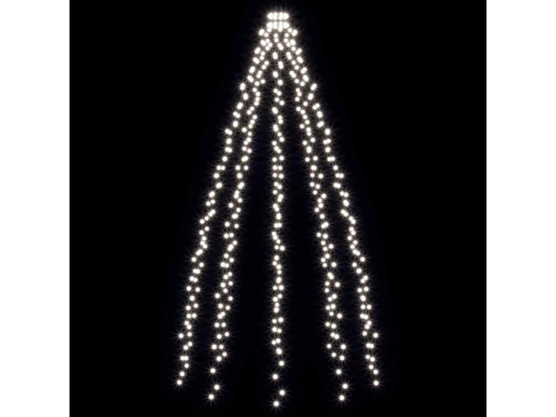  Guirlande lumineuse d'arbre de noël 400 led blanc froid 400 cm  - Conforama D