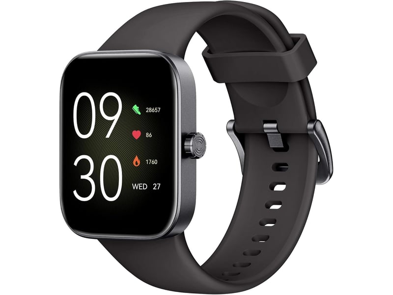  Montre connectée (noire) (pour répondrepasser des appels), montre connectée pour hommes et femmes  - Conforama A