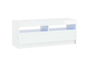Meuble tv coloris blanc 1 cm <strong></strong> <strong></strong>