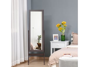Miroir  de salle de bain coloris marron <strong></strong>  <strong></strong> - 47 cm x 47 cm