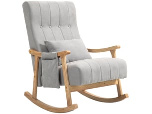 Pouf / repose pied MIVRAY gris