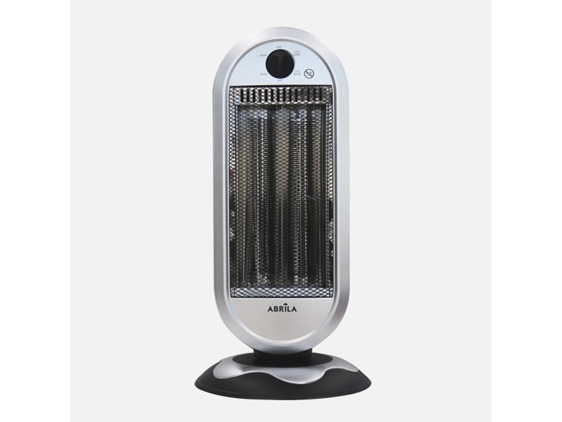  Fabrilamp fulgor chauffage radiant au carbone 900 w, 2 puissances, oscillant, noir et argenté, 60 × 30 × 30 cm 202610978 - Conforama A