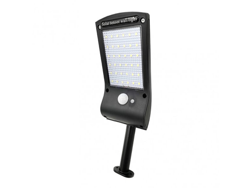 Applique extérieure solaire led fabrilamp kira 400 lm 6500 k ip65 détecteur mouvement noire 166664009 - Conforama A