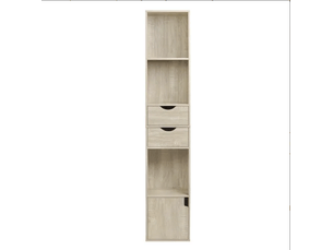 Bibliotheque coloris bois clair - 30 cm x 157.5 cm