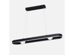 Fabrilamp fermoselle, suspension, moderne, led, 30 w, 2550 lm, 4000 k, noir, 50-150 x 87.5 x 15 cm