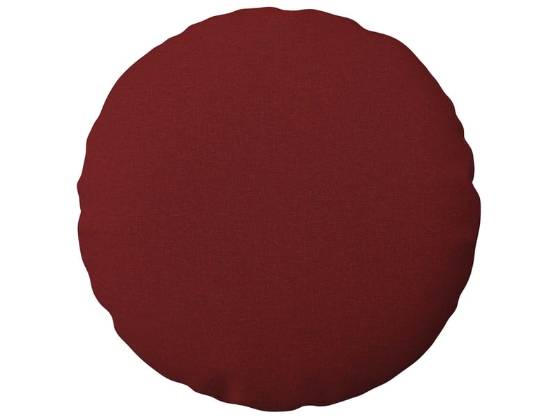 Lot de 6 housses de coussin heerlen bordeaux ø 50 cm tissu cf49615 - Conforama A