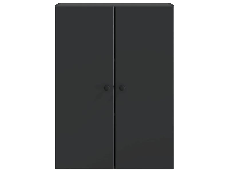  Armoire murale salon, meuble de rangement 66 x 34,5 x 90 cm bois d'ingénierie noir shl1028  - Conforama D