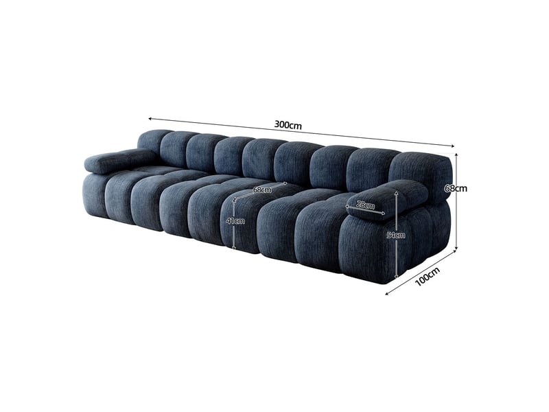 Canapé rembourrage en mousse confortable pratique montage inutile compressé - Conforama B
