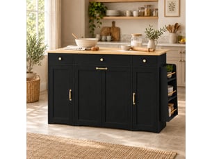 Bar coloris noir <strong></strong> <strong></strong> - 136 cm