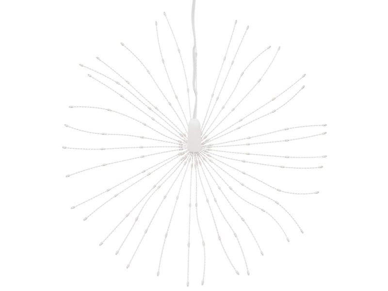 Étoile rayonnante de noël 140 led 4 pcs blanc froid 17 cm  - Conforama E