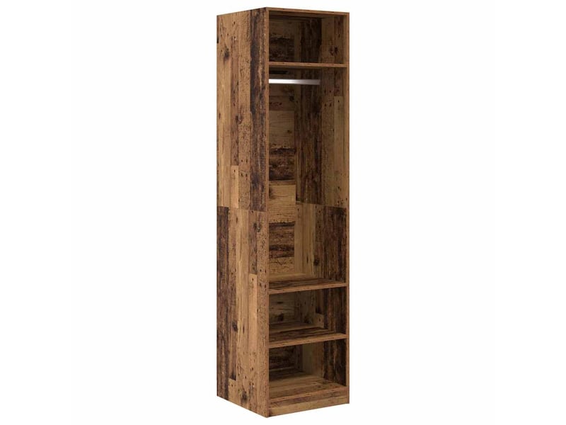  Armoire chambre, armoire de rangement bois ancien 50x50x200 cm bois d'ingénierie  - Conforama A