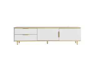 Meuble tv coloris bicolore 175 cm   