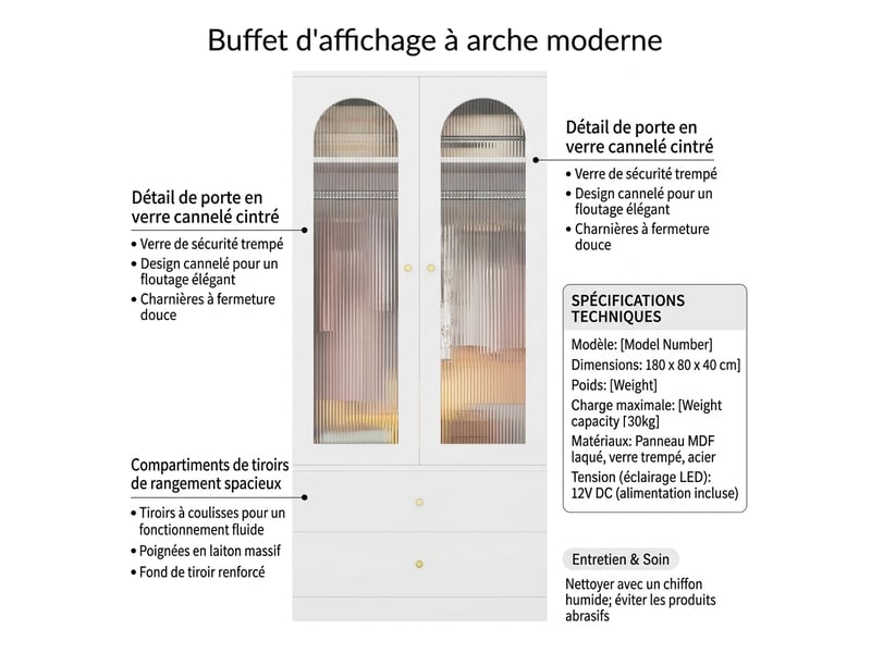  Armoire penderie grise 90x50x200 cm à portes battantes avec porte-pantalons extensible et 4 compartiments  - Conforama E