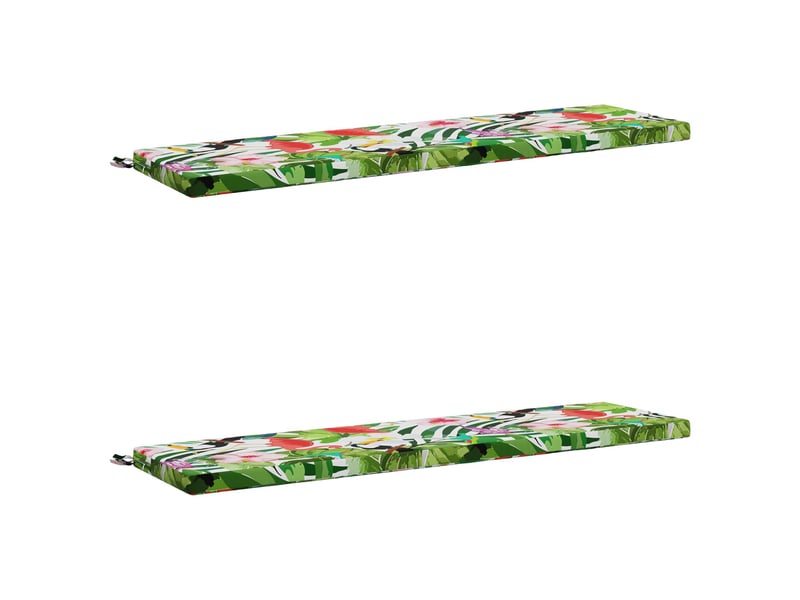 Lot de 2 coussins de banc, coussins d'assise soest 100 % polyester cf56902 - Conforama A