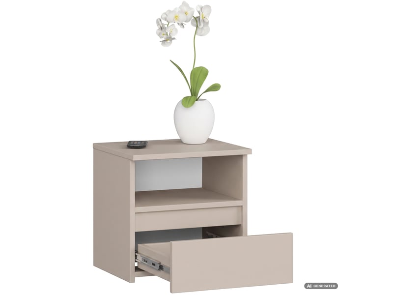  Table de chevet cl1 cachemire 40 cm 1 tiroir 1 étagère 40x35x40 cm CL1 - Conforama B