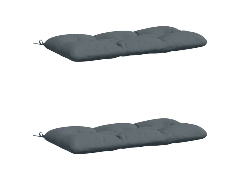  Lot de 2 coussins de banc, coussins d'assise vianen 100 % polyester bleu cf57641  - Conforama A