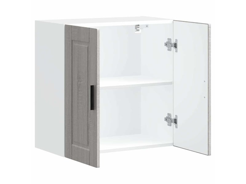  Meuble de rangement, armoire murale de cuisine porto sonoma gris bois d'ingénierie shl4116  - Conforama E