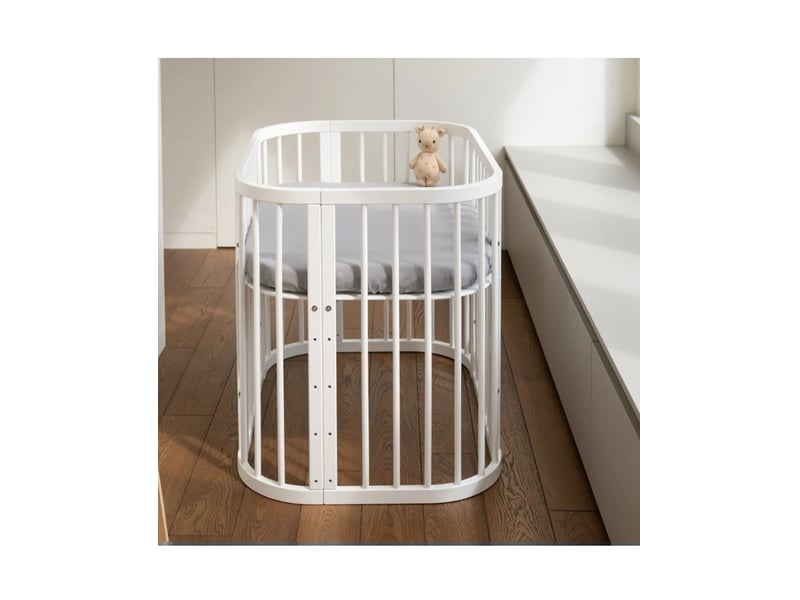  Lit bébé évolutif 5 en 1 - blanc waldin W5-W - Conforama E