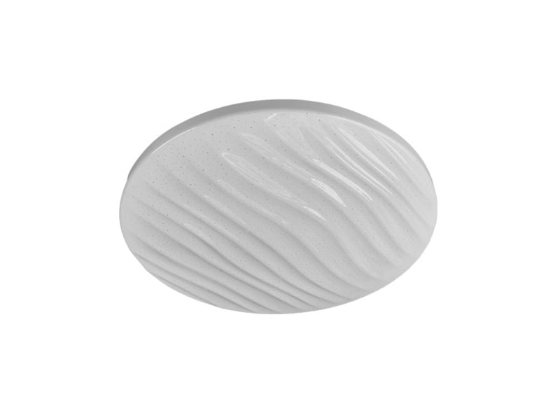  Plafonnier led fabrilamp olot blanc 36 w 3590 lm 6500 k ø48,5 cm 245184801 - Conforama A