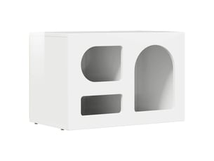 Meuble tv coloris blanc 60 cm <strong></strong>  <strong></strong>