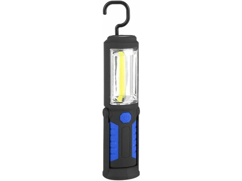  Lampe de travail led rechargeable avec magnétique lampe de torches de led 2200mah cob led 650lm pour auto garage atelier camping bricolage  - Conforama A