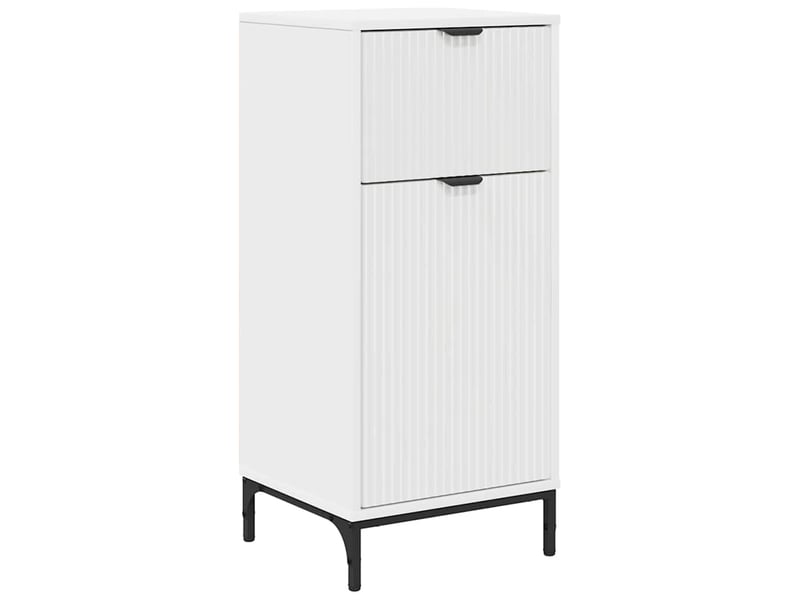 Cabinet de salle de bain, armoire salle de bain blanc 39,5 x 36 x 88 cm cf65239 - Conforama A