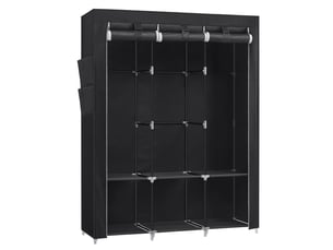 Armoire sectionnelle 0 tiroir(s) <strong>SONGMICS</strong> <strong></strong> coloris noir largeur 130 cm