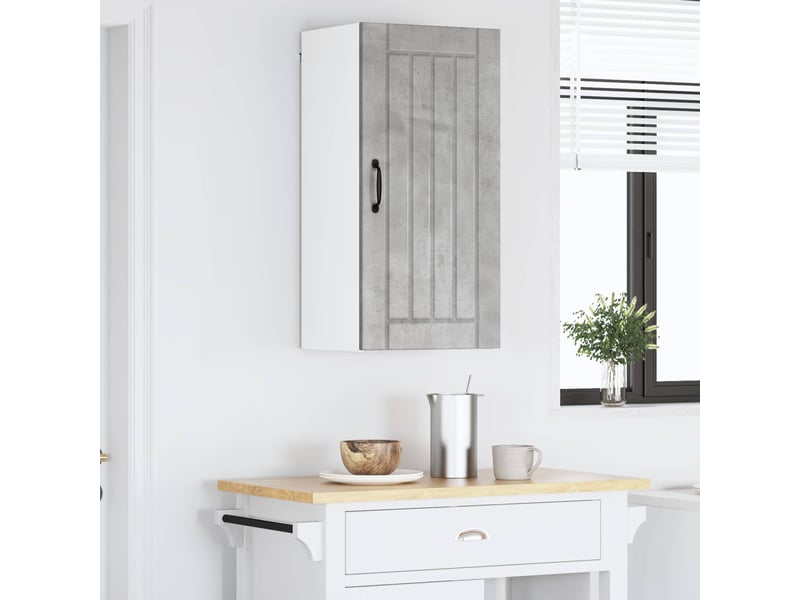  Armoire de cuisine gris béton 40x31x80cm bois d'ingénierie shl6510  - Conforama D
