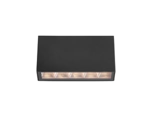 Italux forli 4k downlight extérieur forli, montage en surface, noir, blanc neutre 4000k, 5 led, ip54