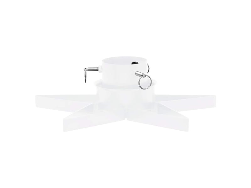  Support de sapin de noël blanc 47x47x13,5 cm  - Conforama D