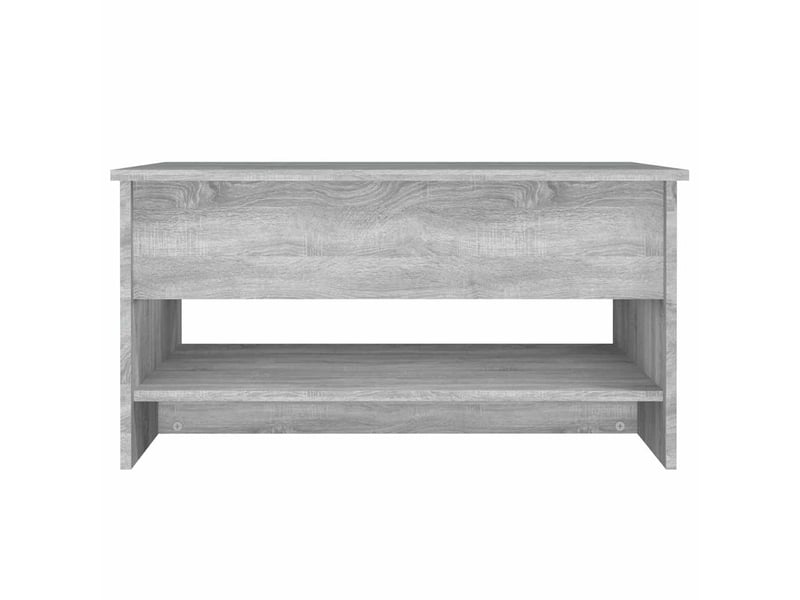  Table basse rectangulaire | table de salon sonoma gris 80x50x40 cm bois d'ingénierie  - Conforama E