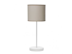 Lampe à poser enfant fabrilamp ibor blanc et pierre 1xe14 42 x 17 x 17 cm
