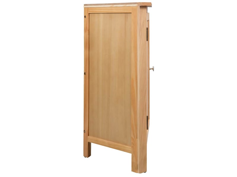  Armoire de rangement, armoire d'angle 59 x 45 x 80 cm bois de chêne massif  - Conforama C