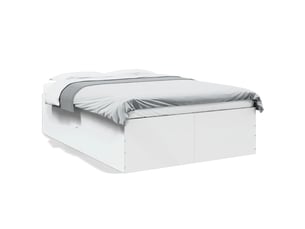 Lit 2 places 135x190 cm    coloris blanc