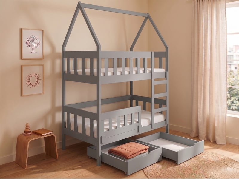  Selsey vistena - lit enfant - 75x180 cm - gris Vistena - Conforama B