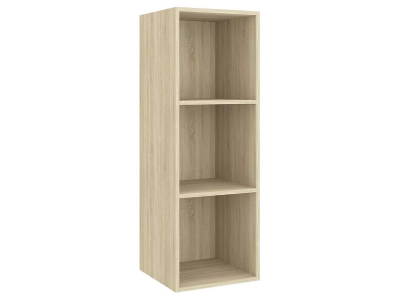  Lot de 2 meuble tv mural, meuble tv suspendu chêne sonoma bois d'ingénierie shl27173  - Conforama D