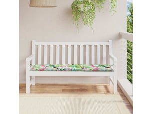 Coussin de banc de jardin, coussin d'assise multicolore 150x50x3 cm tissu oxford cf52765