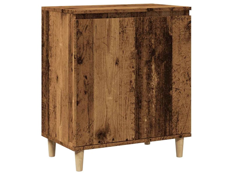  Buffet - bahut - meuble de rangement vieux bois 60x35x70 cm bois d'ingénierie  - Conforama A