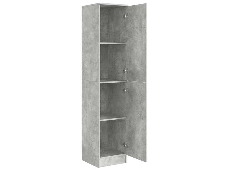  Buffet - haut armoire gris béton 35 x 39 x 168 cm  - Conforama E