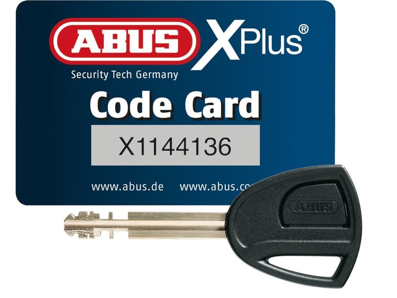  Abus unisex citychain 1060110 antivol à chaîne avec carte de code, noir, 110 cm  - Conforama D