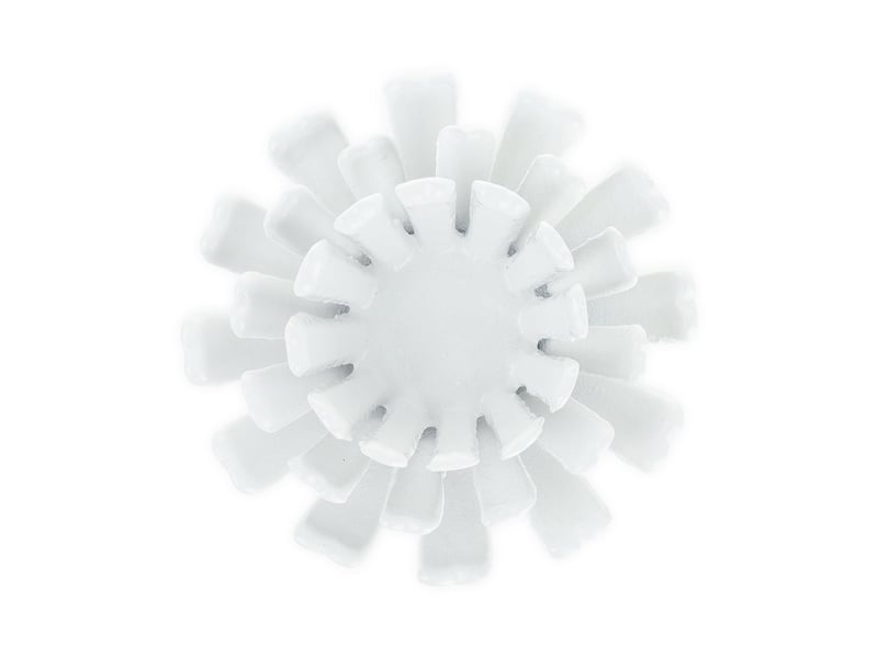  Lot de 2 bougeoirs en forme de fleur pour décoration jardin extérieur ambiance zen 6 x 13,5 cm en fonte noir 13_0012198  - Conforama E