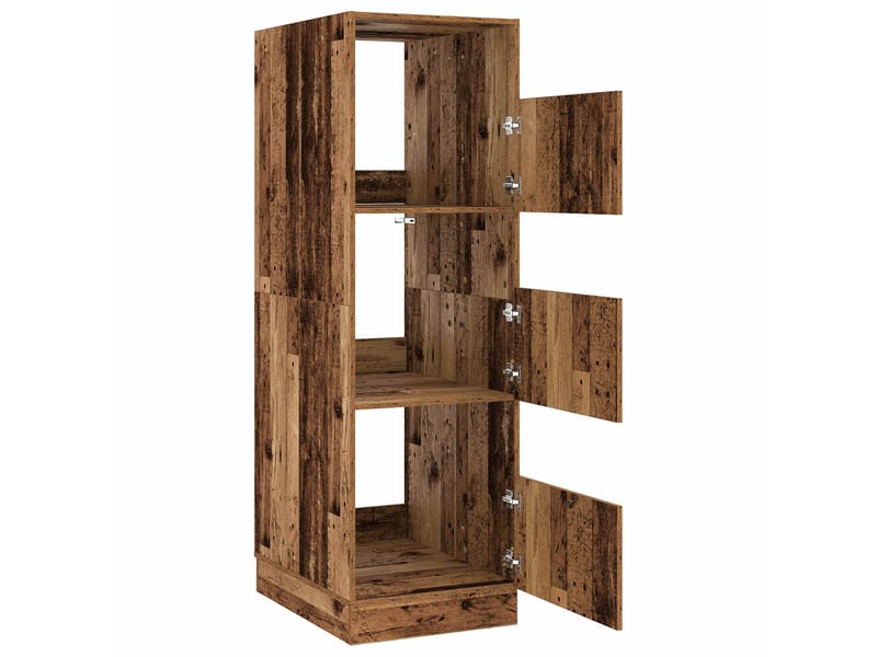  Armoire à laver bois ancien 50x68x162 cm bois d'ingénierie  - Conforama E