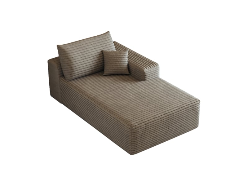  Canapé-lit d'angle droit camel y165 - canapé convertible, mobilier de salon design  - Conforama A