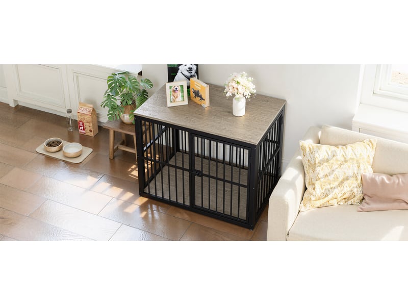  Meuble modulaire 84x56x66 cm 3 portes métal gris  - Conforama C