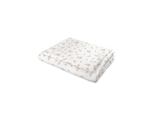 Parure de lit bébé couette et oreiller 120 × 90 cm - taille l - feuilles brunes waldin