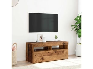 Meuble tv coloris marron 90 cm <strong></strong>  <strong></strong>